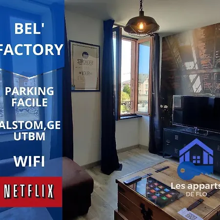 Les Studios De Flo' : The Bel'Factory 38 M² Wifi Belfort Exterior photo