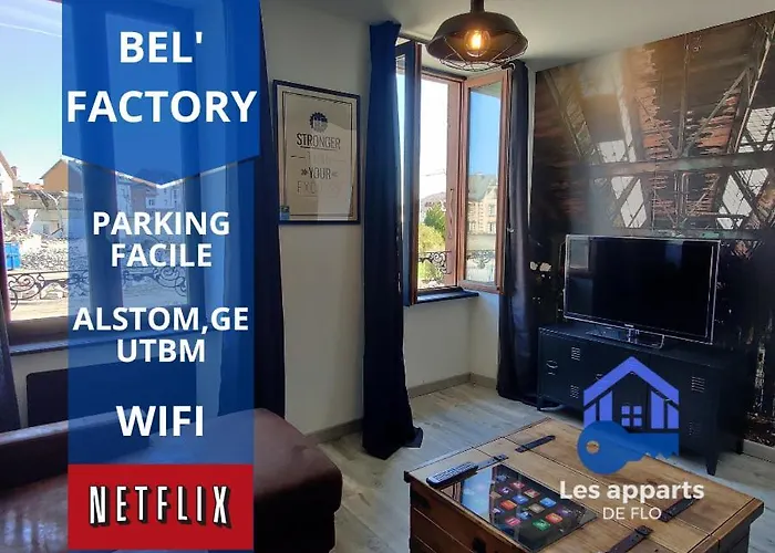 Les Studios De Flo\' : The Bel\'Factory 38 M² Wifi